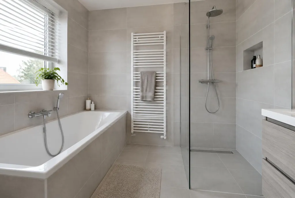 Kitbedrijf Almere – bathroom with neatly finished sealant
