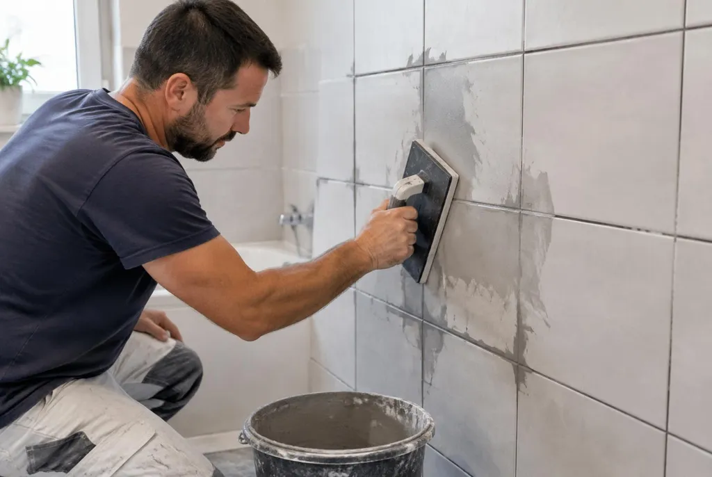 Kitbedrijf Almere – replacing bathroom grout