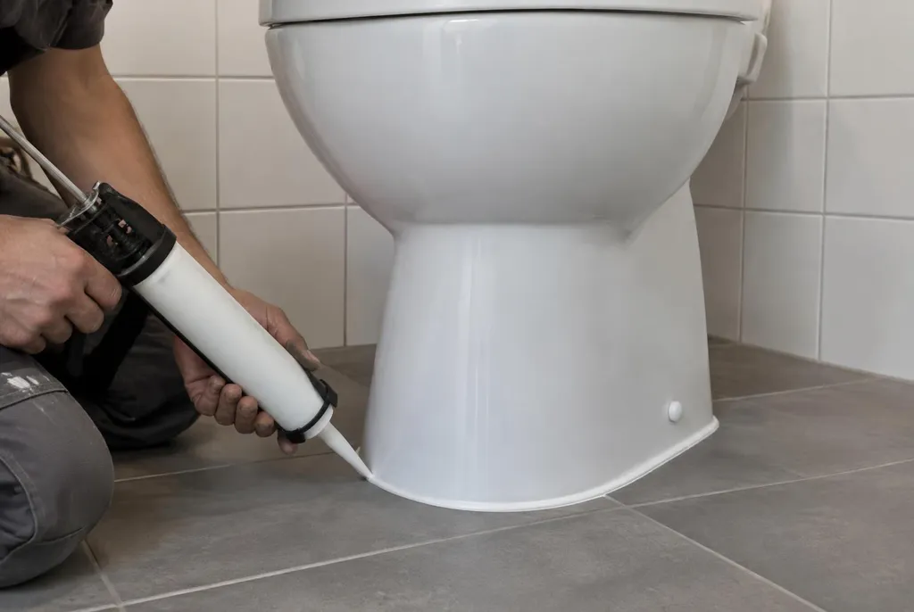 Kitbedrijf Almere – replacing toilet sealant